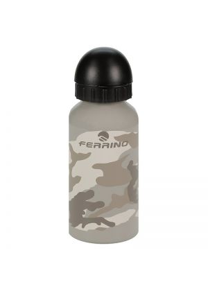 FERRINO - Boraccia in alluminio con tappo scatto a suzione Grind Kid 400 ml - Grigio