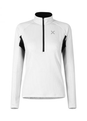 MONTURA - Maglia donna mezza zip Thermic 4 - Bianco