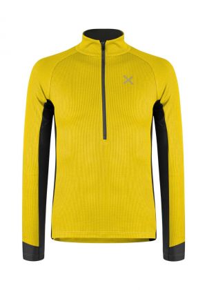 MONTURA - Maglia uomo mezza zip Thermic 2 - Mustard