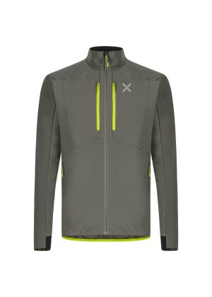 MONTURA - Maglia full zip softshell antivento Speed Style - Verde