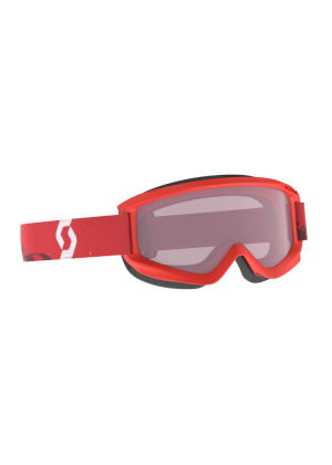 SCOTT - Maschera per sci e snowboard per bambini cat. S2 enhancer SCO Goggle JR Agent - Rosso