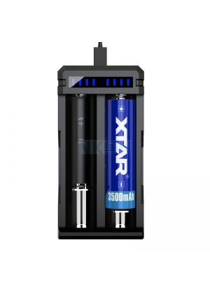 ZEBRA LIGHT - Carica batteria 2 slot XTAR SC2 Battery Charger